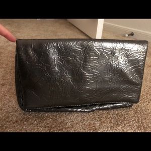 Elegant metallic clutch bag